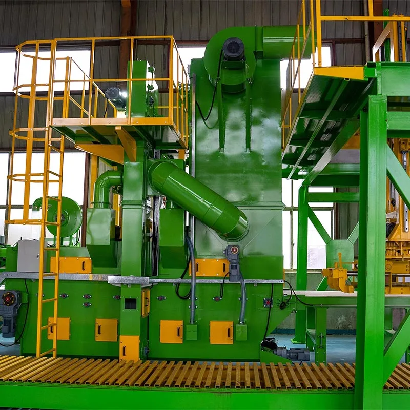 सीमेंट कंक्रीट ईंट शॉट ब्लास्टिंग सतह उपचार मशीन