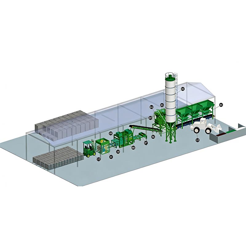 खोखले ब्लॉक ईंट बनाने की मशीन